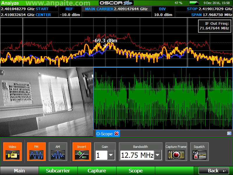 Oscor Blue 24G 頻譜分析儀